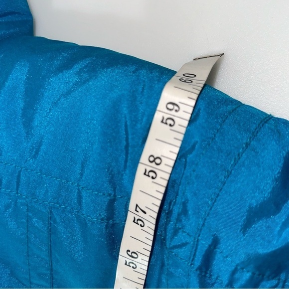 Vintage One Piece Ski Suit Snowsuit Blue, Women Size 10, Toasty Warm, CB Sports - Picture 12 of 13